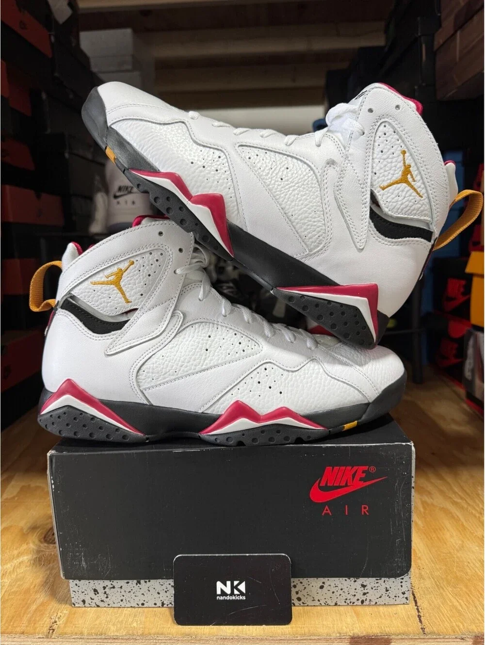 Air Jordan 7 Retro 'Cardinal' 2022 CU9307-106 NEW MENS SIZE 10.5